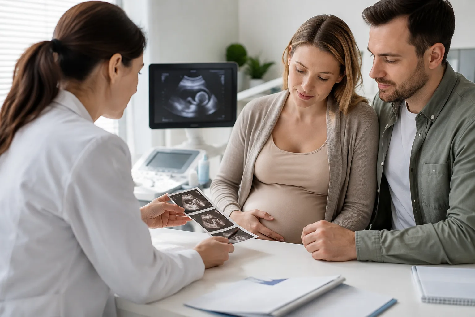 Grafika przedstawiająca temat artykułu: Interpretacja wyników PAPP-A i wolnego beta-hCG (IU/L) – jak czytać wyniki badań prenatalnych?