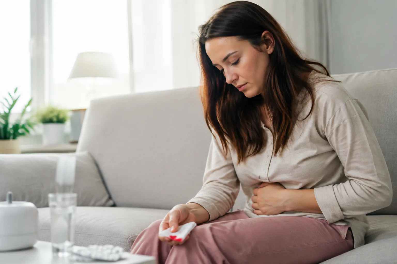 Grafika przedstawiająca temat artykułu: Krwawienia między miesiączkami – przyczyny i diagnostyka