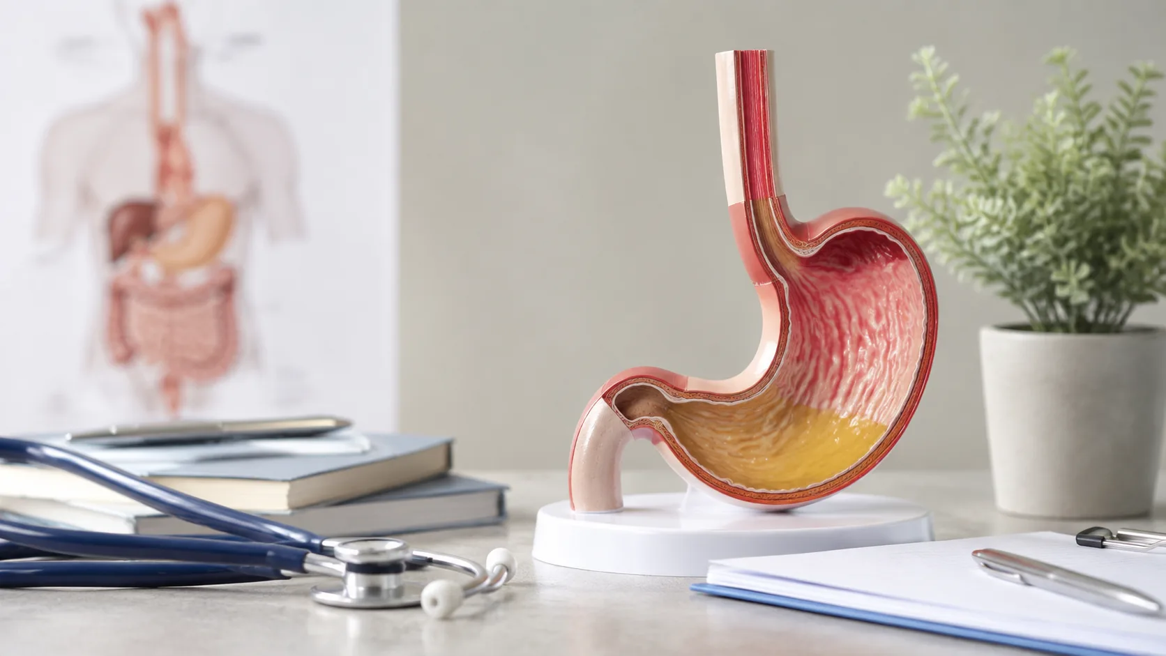 Grafika przedstawiająca temat artykułu: Marskość wątroby – przyczyny, objawy, diagnostyka i leczenie