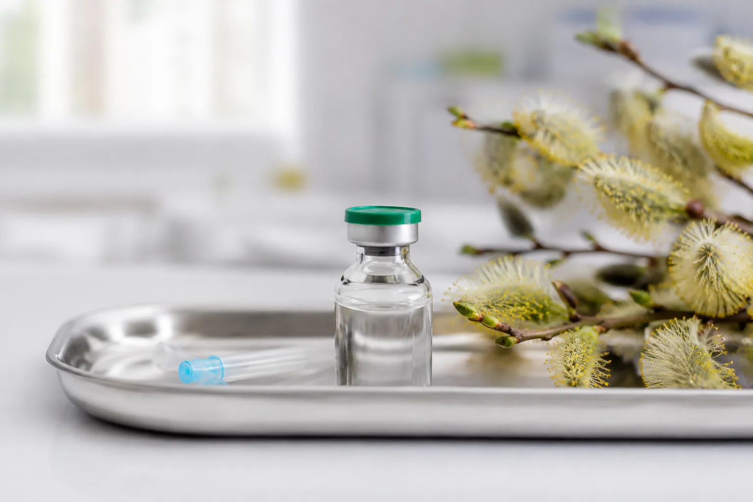 Grafika przedstawiająca temat artykułu: Jak wygląda odczulanie? Przewodnik po immunoterapii alergenowej