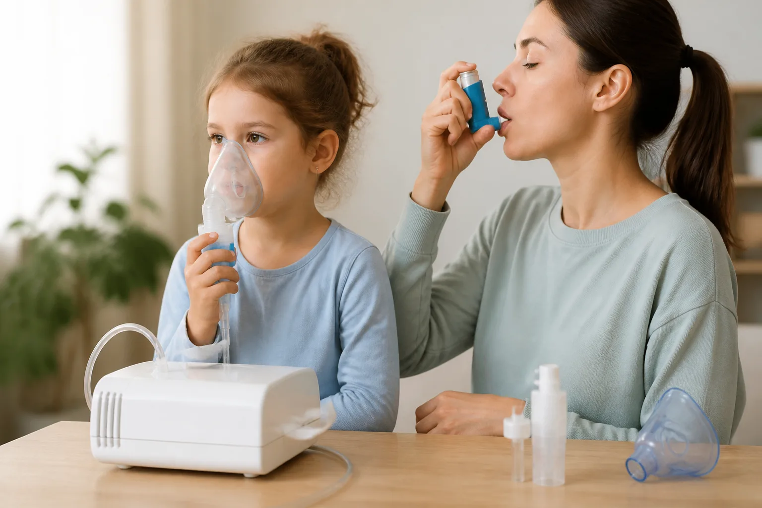 Grafika przedstawiająca temat artykułu: Nebulizacja a inhalacja – na czym polega różnica?