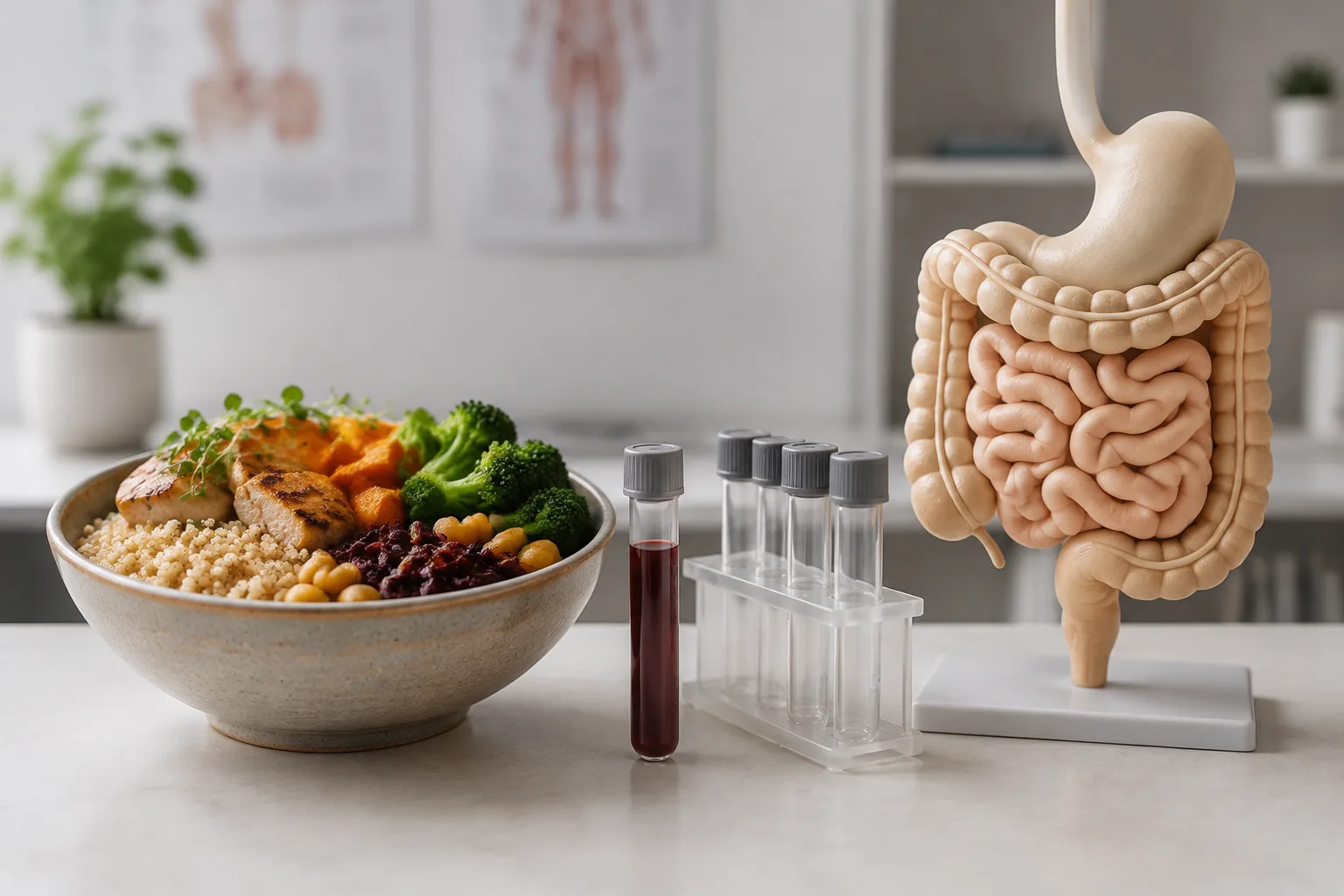Grafika przedstawiająca temat artykułu: Nietolerancja glutenu – objawy, diagnostyka i leczenie
