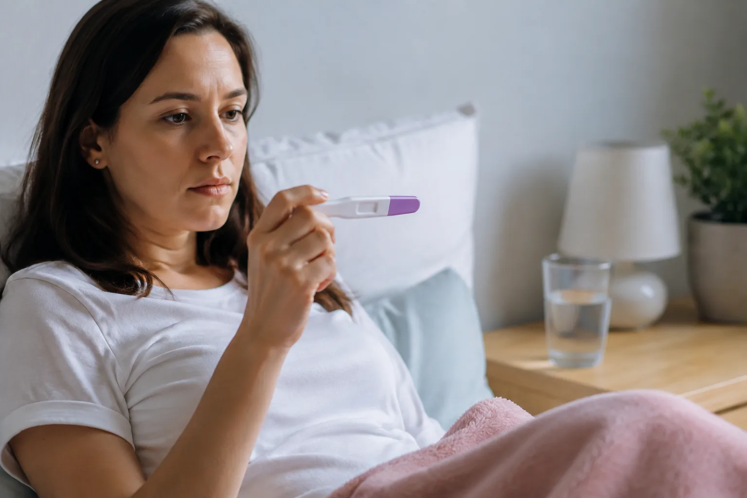Grafika przedstawiająca temat artykułu: Plamienie implantacyjne – kiedy występuje, jak wygląda i ile trwa?