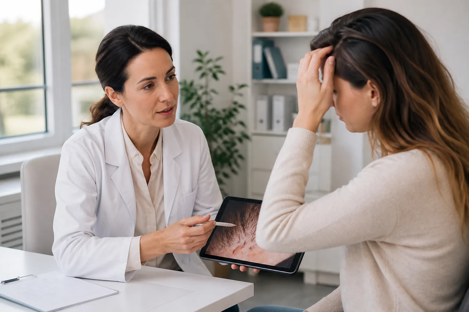 Postępowanie terapeutyczne w przypadku łuszczycy skóry głowy