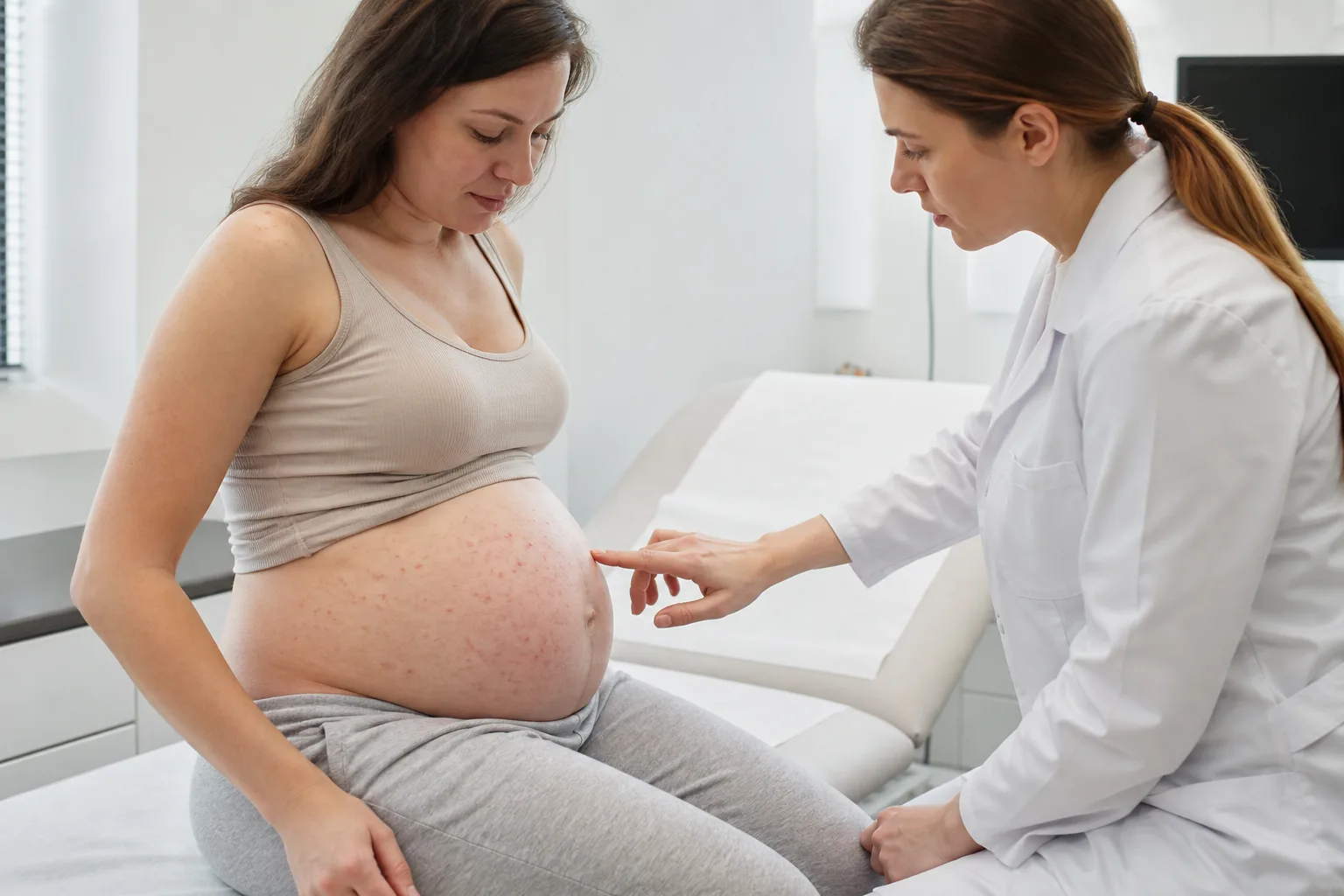 Wysypka na brzuchu w ciąży – jakie mogą być jej przyczyny?