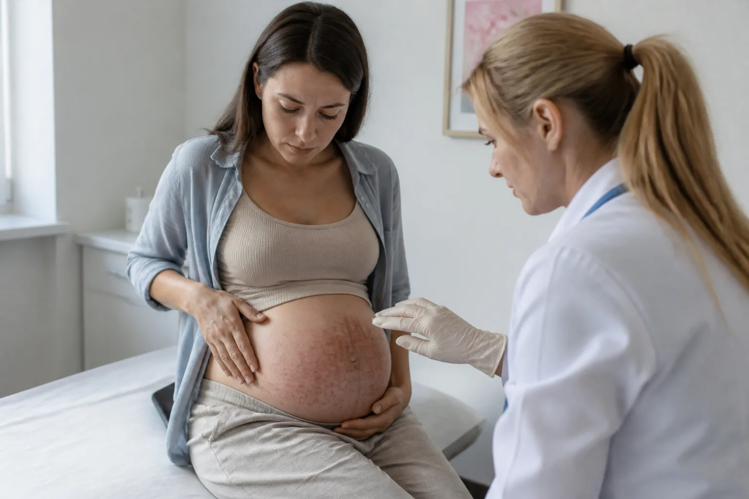 Wysypka na brzuchu w ciąży – jakie mogą być jej przyczyny?