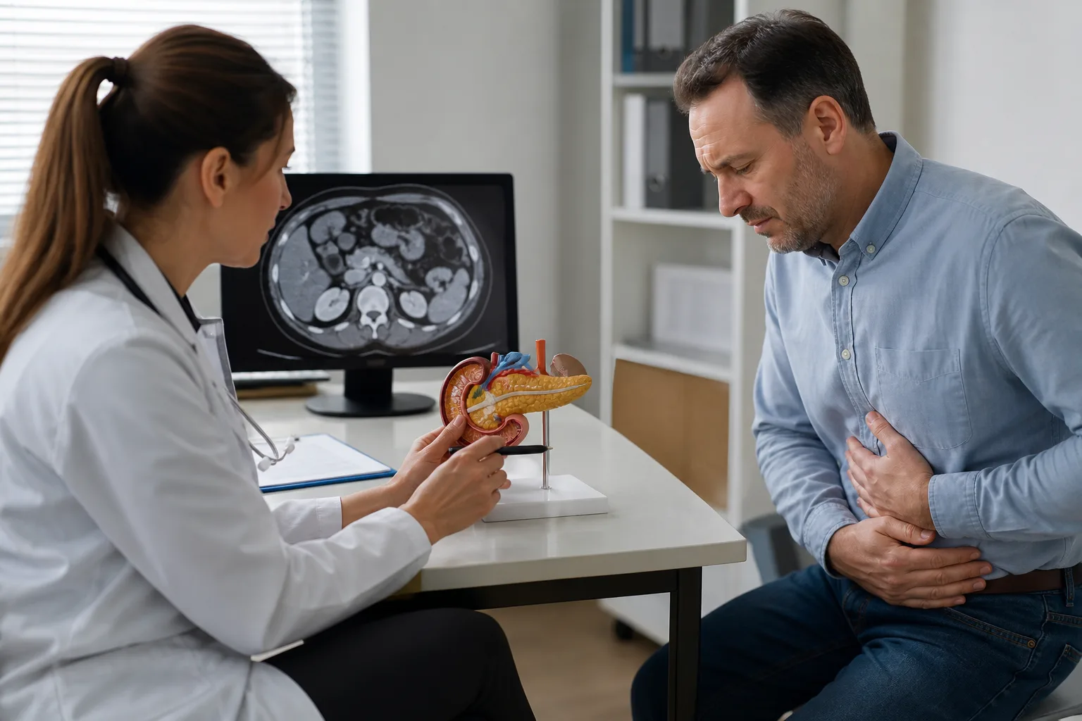 Zapalenie trzustki – objawy, przyczyny, diagnostyka i leczenie